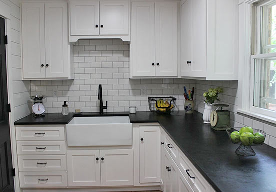 Black Soapstone kitchen counter