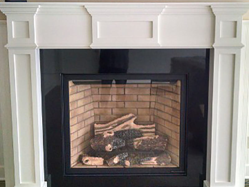 Granite Marble Quartz For The, Fireplace With Black Granite Surround