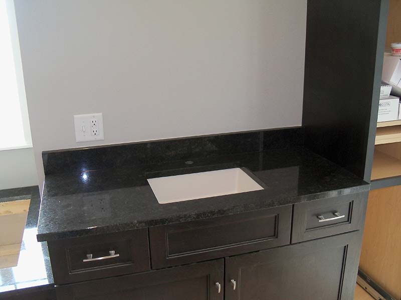 Black Coffee Granite (black, brown and greys)