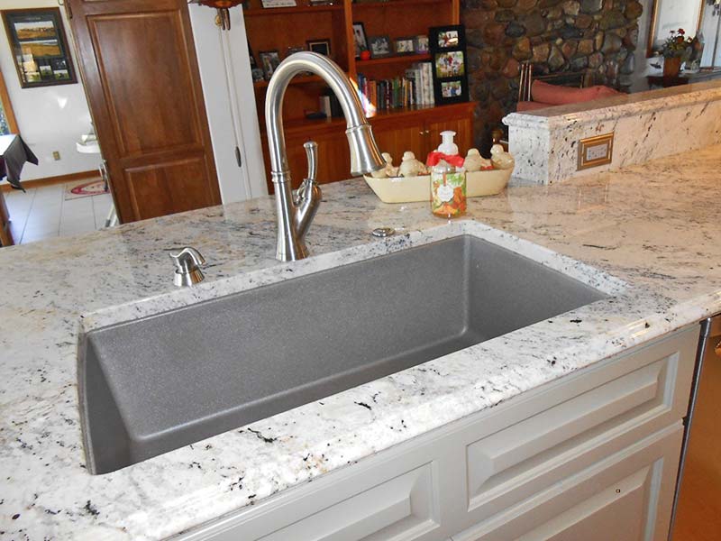 Delicatus Granite sink and kitchen counter.