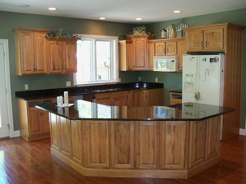 Uba Tuba Granite kitchen counter and island.